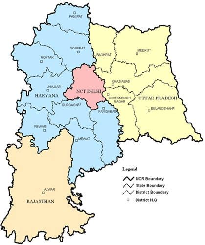 delhi ncr area list.
